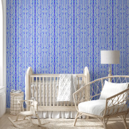 Papel Pintado Líneas verticales de Ocean Blue