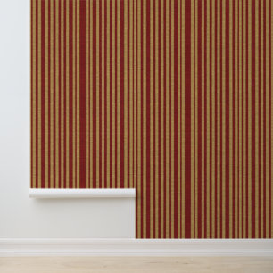 Papel Pintado Linen Luxury Popular Burgundy Gold Collection