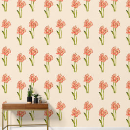 Papel Pintado Lirios de Caramelo en un