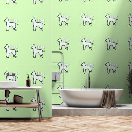 Papel Pintado Logotipo del DOG Lt Green