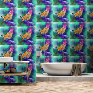Papel Pintado Loro de Color Hermoso