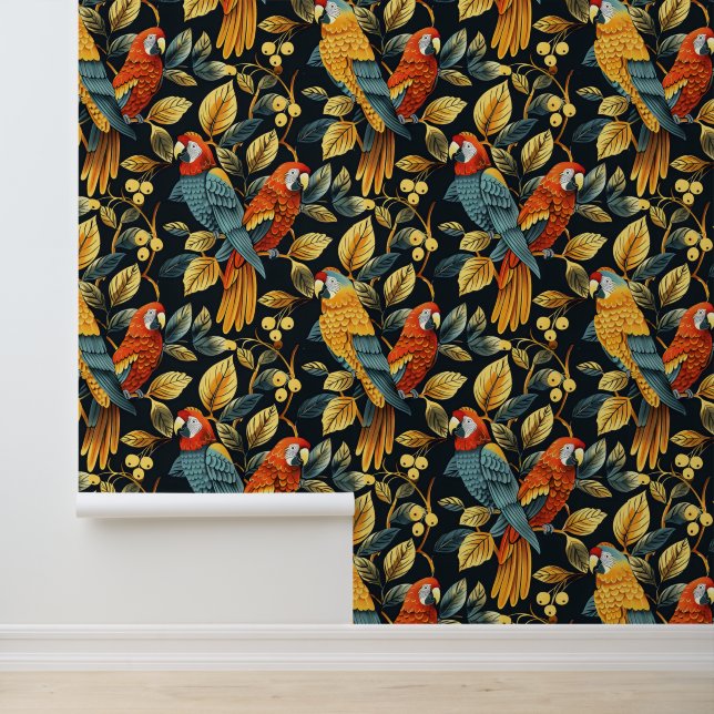 Papel Pintado Loro natural vintage (Solicitud)
