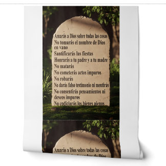 Papel Pintado Los 10 mandamientos