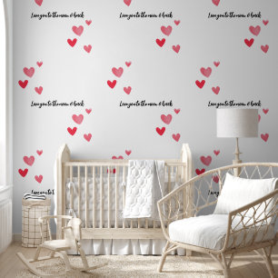 Papel Pintado Los Corazones Te Aman A La Luna