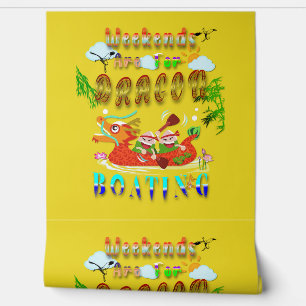 Papel Pintado Los Fines De Semana Son Para Bote Dragón