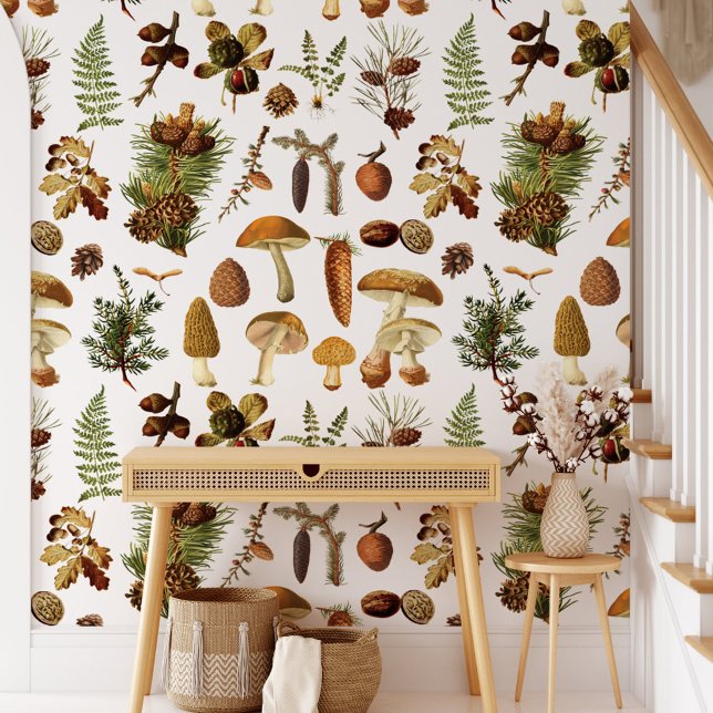 Papel Pintado Los tesoros de los bosques de pinos sin mar (In situ)