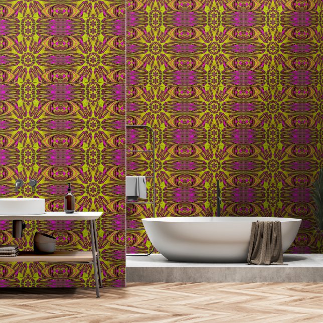 Papel Pintado Lotus 13 reflejado (Baño)