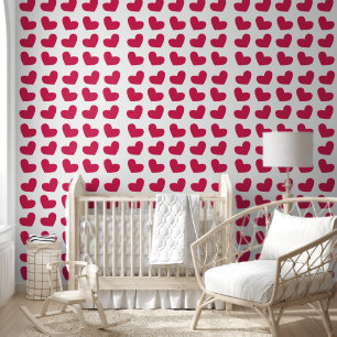 Papel Pintado Love Pink Love Heart
