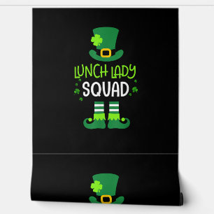 Papel Pintado Lunch Lady Squad St Patricks Day Shirny Lepre Grac