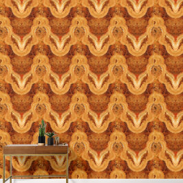 Papel Pintado Luxe Faux Burled Wood