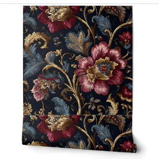 Papel Pintado Luxury Indian Floral Wallpaper Vintage Royal