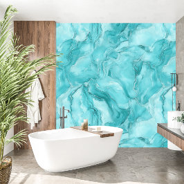 Papel Pintado Luxury Turquoise Marble Texa Aqua