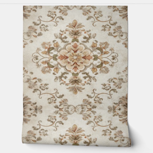 Papel Pintado Luxury Vintage Imperial Floral (Desenrollar)