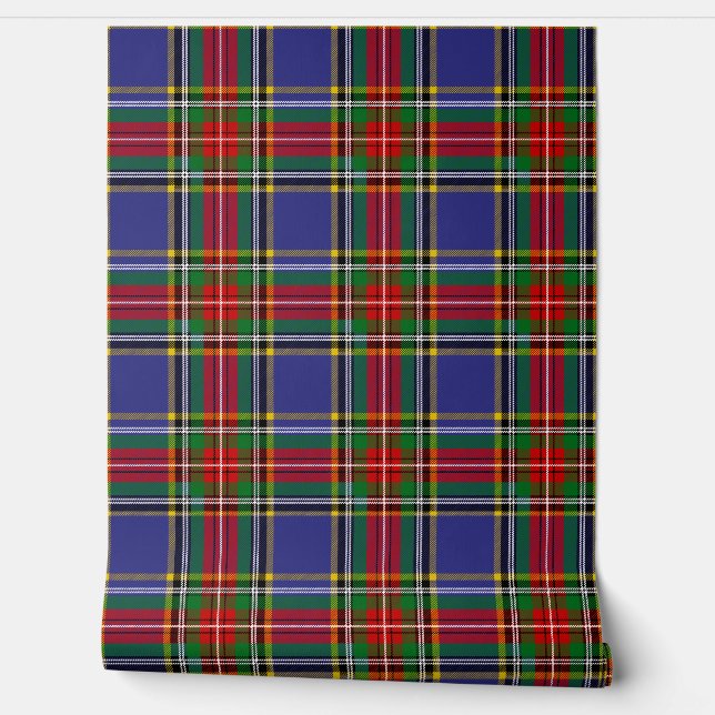 Papel Pintado MacBeth Tartan Plaid Scottish Clan (Desenrollar)