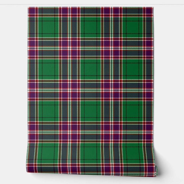 Papel Pintado MacFarlane Hunting Tartan Plaid Scottish Clan (Desenrollar)