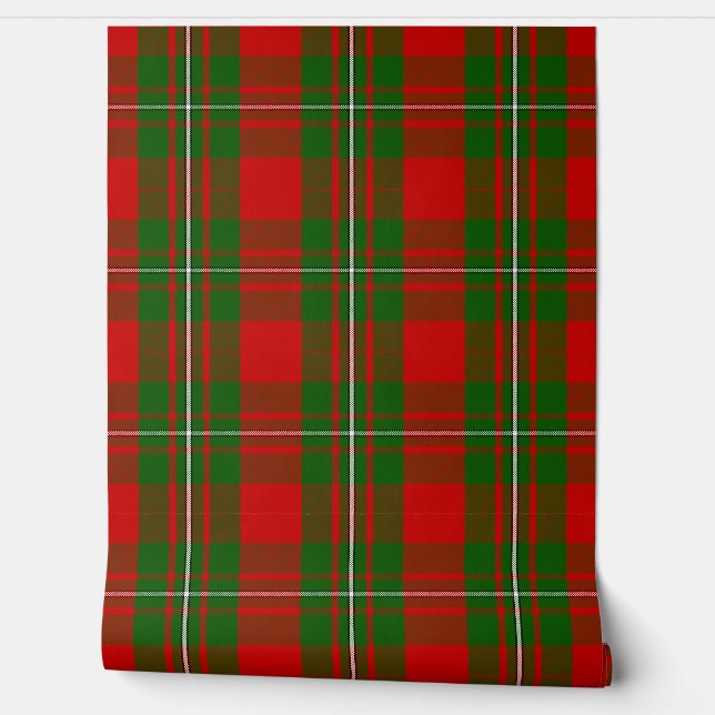 Papel Pintado MacGregor Tartan Plaid Scottish Clan (Desenrollar)