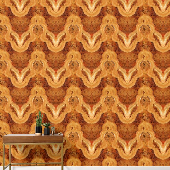 Papel Pintado Madera Luxe Falsa Burled (Pasillo)