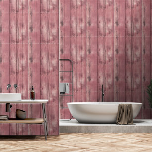 Papel Pintado Madera Roja Rustica Weathered