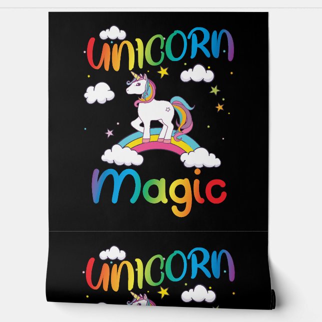 Papel Pintado Magia de Unicorn (Desenrollar)