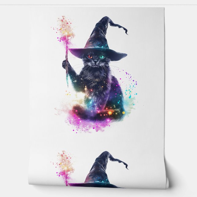 Papel Pintado Magia del Gato Mago (Desenrollar)