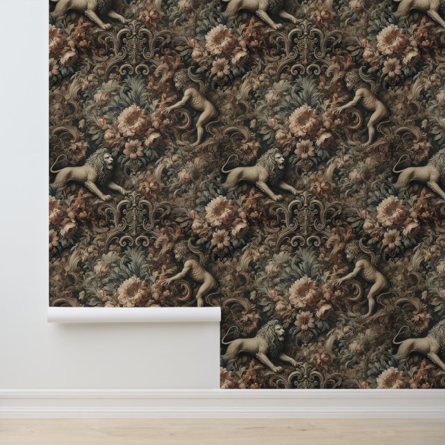 Papel Pintado Majestad Arcana - Diseño barroco gótico (Solicitud)