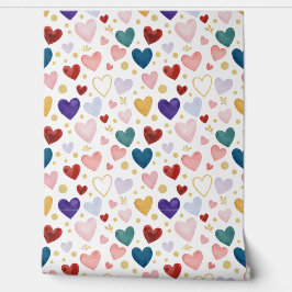 Papel Pintado Majestic Jewel Heart Mosaic