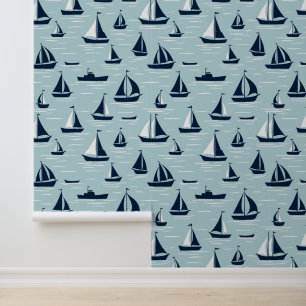 Papel Pintado Maldad Náutica: un desagradable patrón de velero