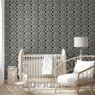 Papel Pintado Manchas modernas en blanco y negro