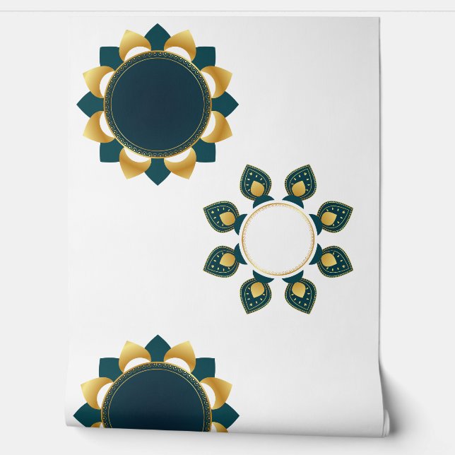 Papel Pintado Mandala moderna (Desenrollar)