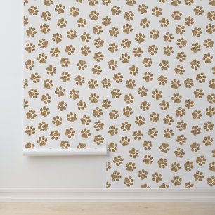 Papel Pintado Manos de perro, garras de perro, patas de oro Nara