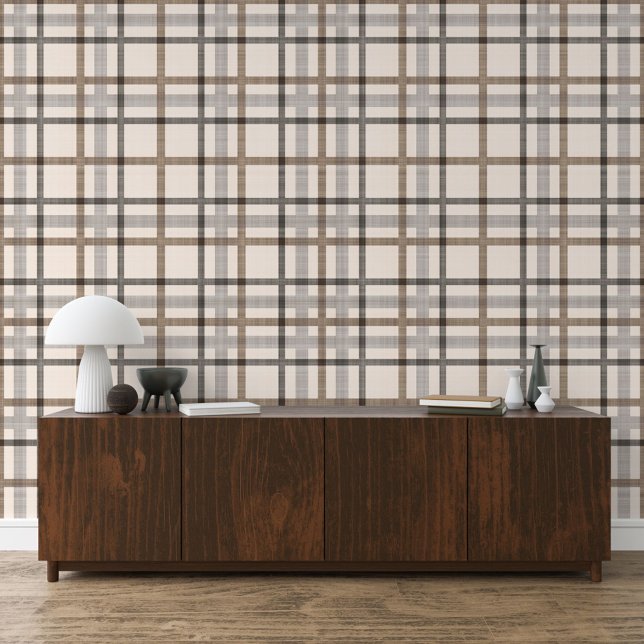 Papel Pintado Marfil Neutral Beige Marrón Páscara Estripas (Subido por el creador)
