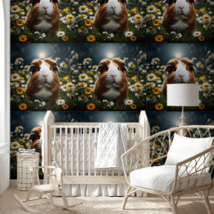 Papel Pintado Margaritas Flor De Luna Cuyes,