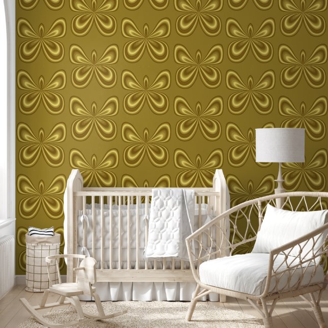 Papel Pintado Mariposa dorada (Niños)