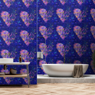 Papel Pintado Mariposas de Corazón Volador