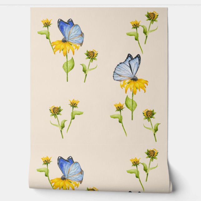 Papel Pintado Mariposas en un  (Desenrollar)