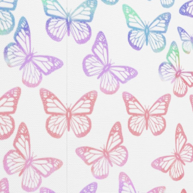 Papel Pintado Mariposas Girly Cul Pastel Blanco Púrpura (Costura)