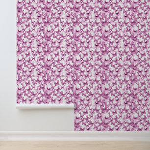 Papel Pintado Mariposas rosadas Niñera de bebé singulares