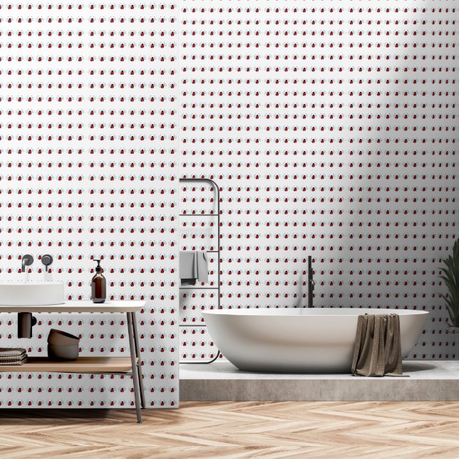 Papel Pintado Mariquita (Baño)