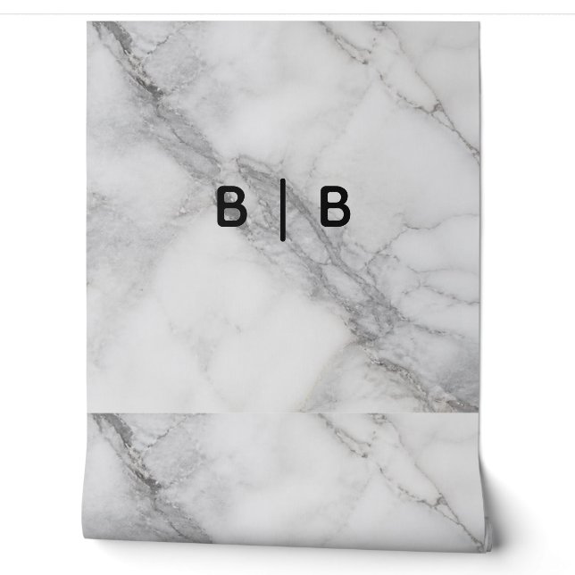 Papel Pintado Mármol Blanco (Desenrollar)