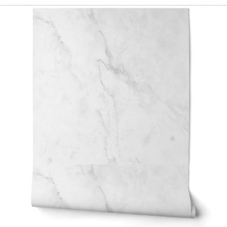 Papel Pintado Mármol Blanco Moderno