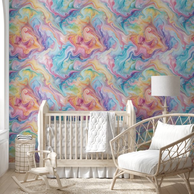Papel Pintado Mármol de Pastel (Niños)