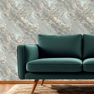 Papel Pintado mármol suave - Cascada celeste