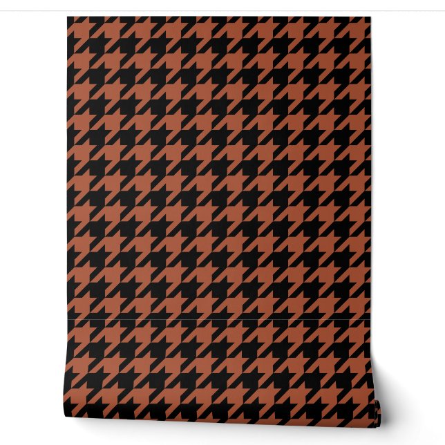 Papel Pintado Marrón negro Houndstap (Desenrollar)