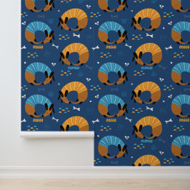 Papel Pintado Mascota de perro divertido Dachshund Wiener person