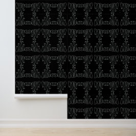 Papel Pintado Mazipoodles Cats Blanco Negro