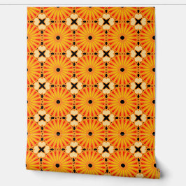 Papel Pintado Mazipoodles Kaleidoscope P Naranja amarillo rojo 1