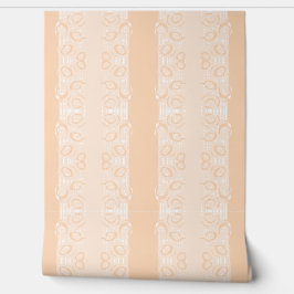 Papel Pintado Mazipoodles Mosaic Floral Peach White