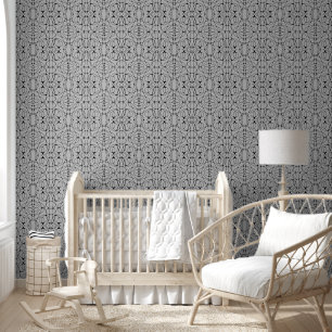 Papel Pintado Mazipoodles Neuro Art - Gris