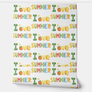 Papel Pintado Me encanta el texto de verano
