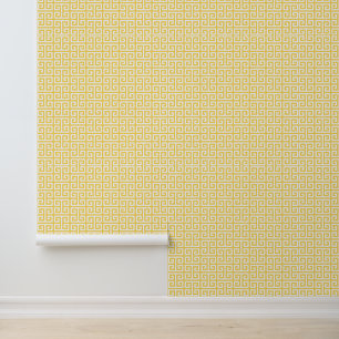 Papel Pintado Medio de clave mostaza y griega blanca